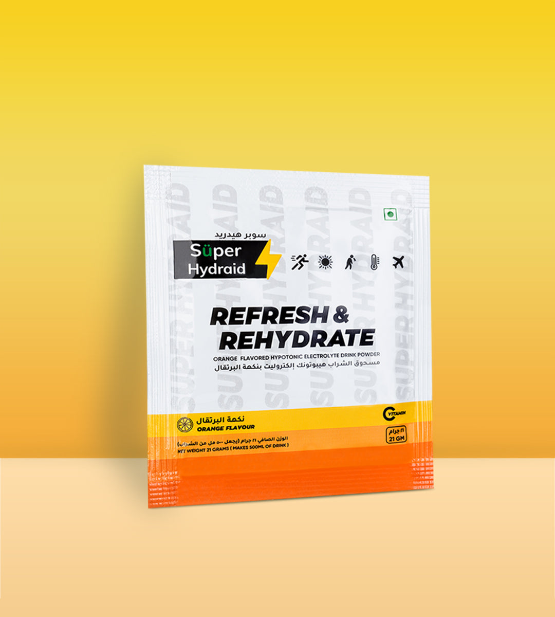 Super Hydraid Electrolyte Drink Mix | Orange - Protectol-Super Hydraid (Powder)