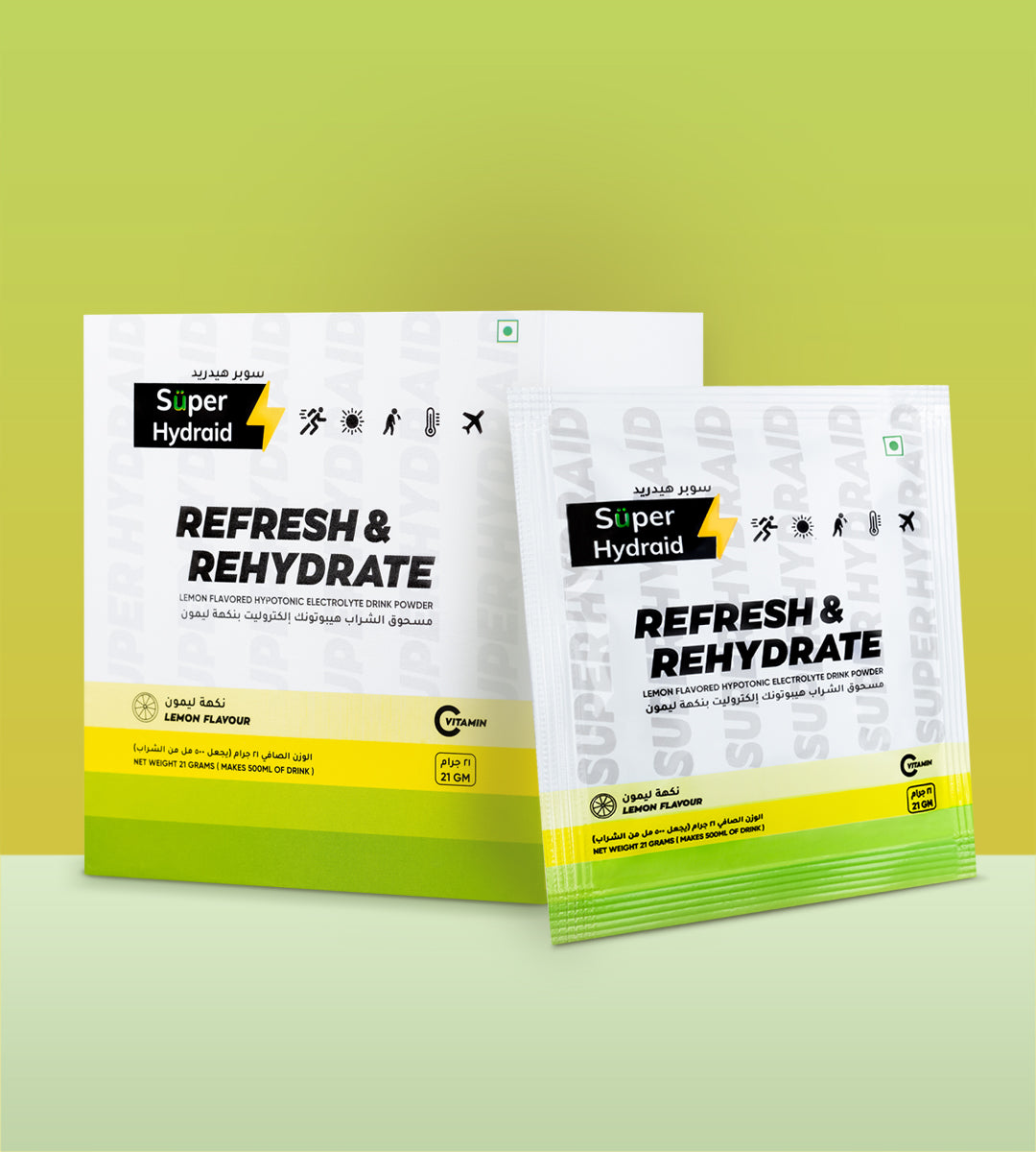 Super Hydraid Electrolyte Drink Mix | Lemon - Protectol-Super Hydraid (Powder)