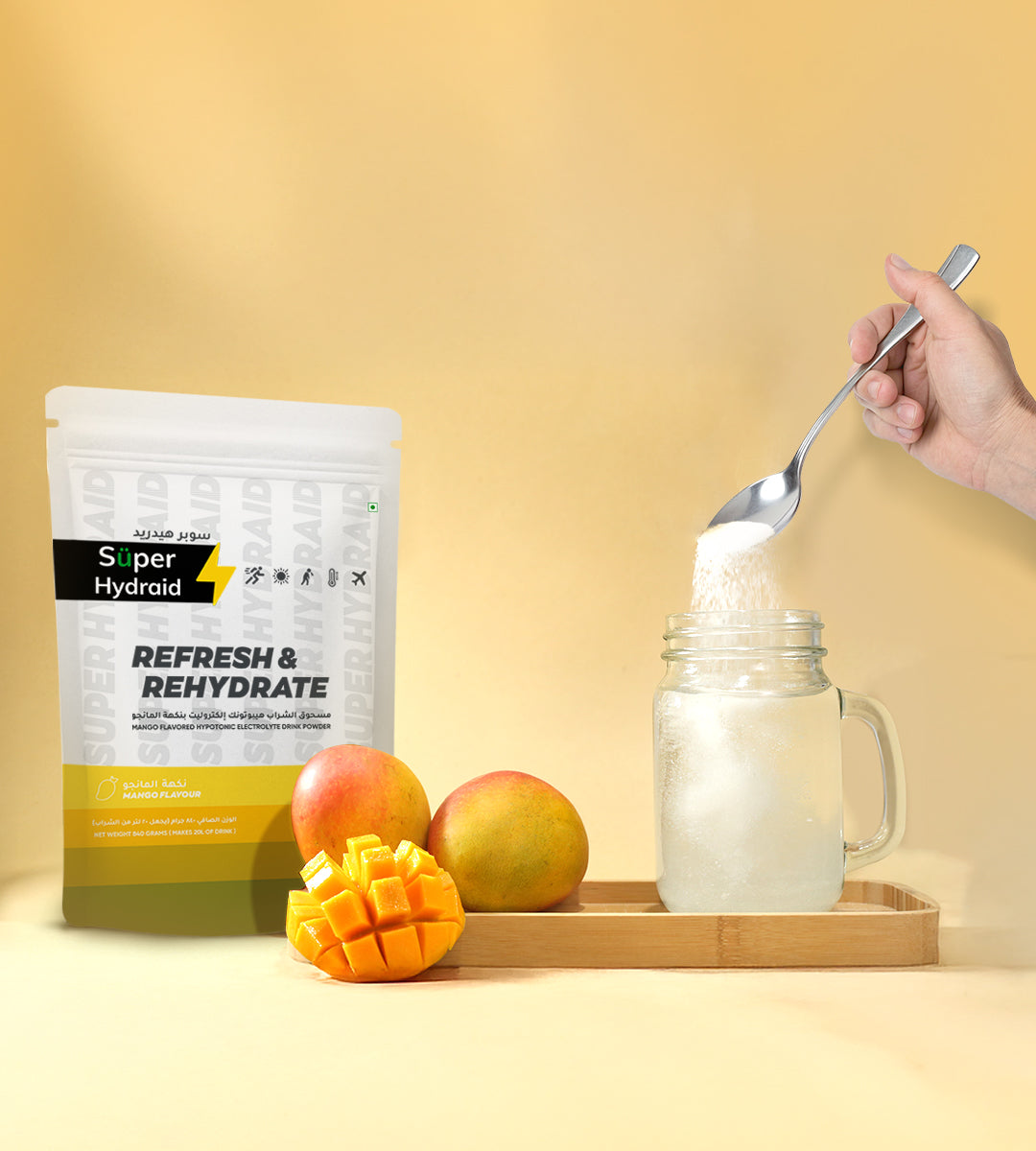 Super Hydraid Electrolyte Drink Mix | Mango - Protectol-Super Hydraid (Powder)