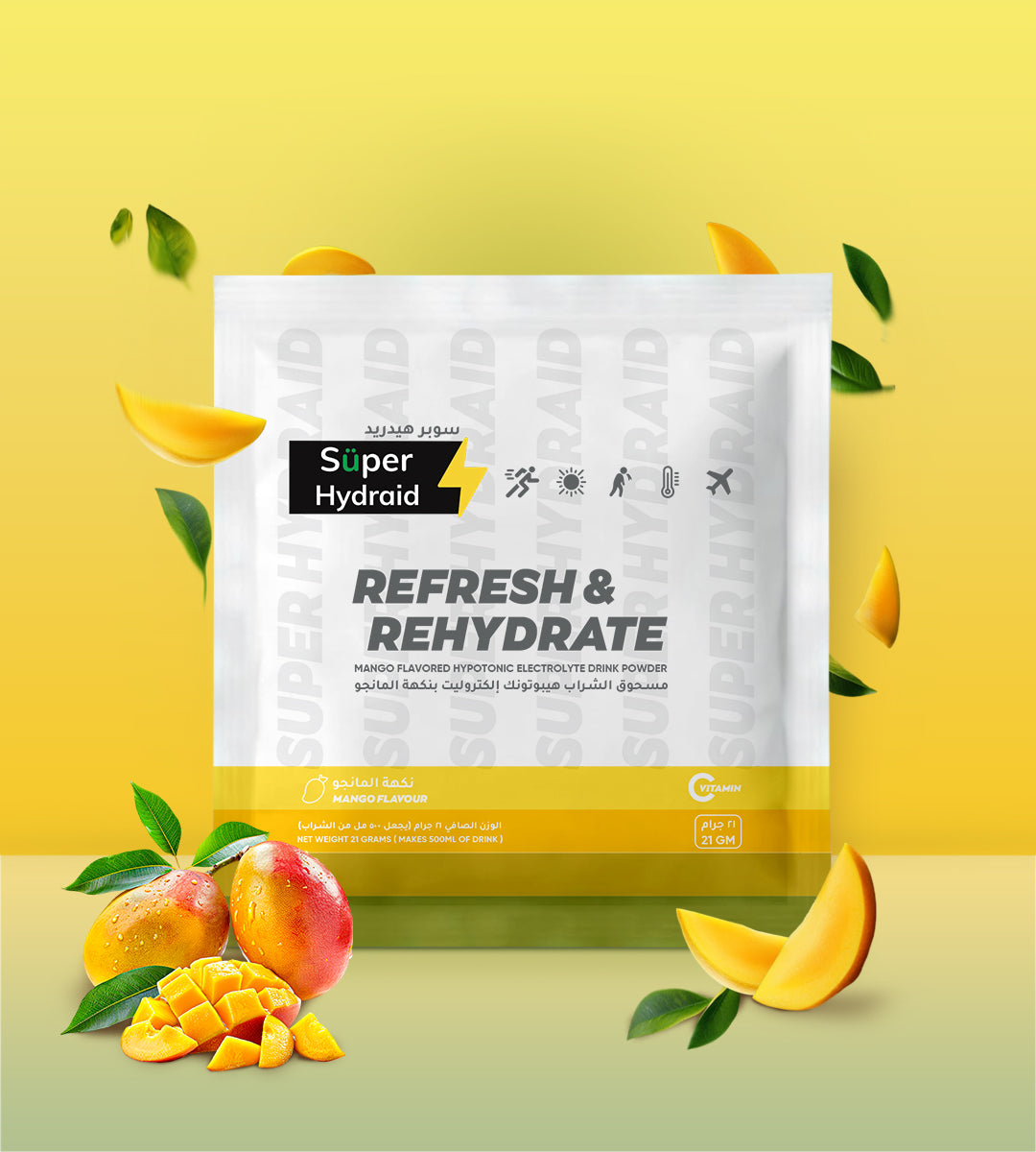 Super Hydraid Electrolyte Drink Rehydration Mango Flavour