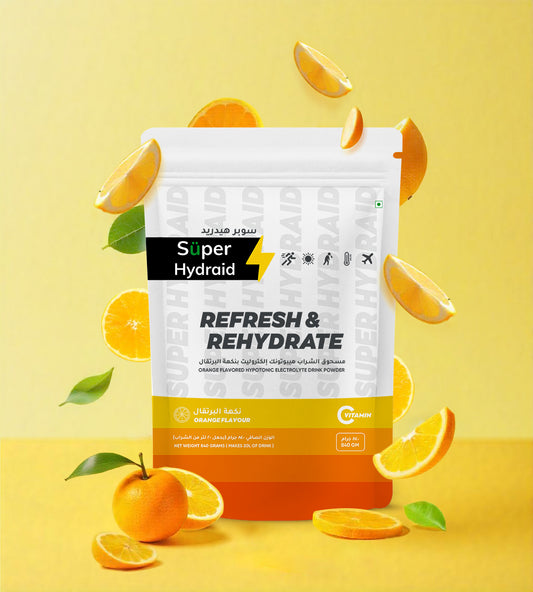 Super Hydraid Electrolyte Drink Rehydration Orange Flavour
