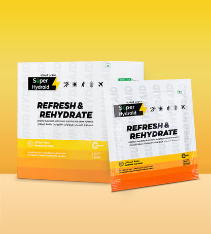 Super Hydraid Electrolyte Drink Rehydration  Orange Flavour